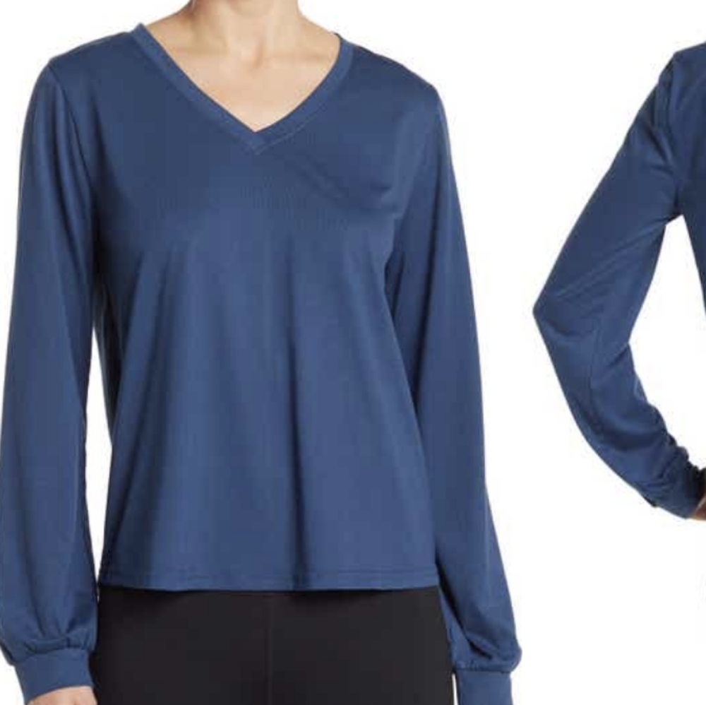 ✨5/$25✨ Zella blue long sleeve top